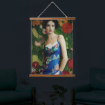 Elegant Art Deco Style Woman wth Large Flowers Art Hanging Tapestry<br><div class="desc">Feeling fancy? Feast your eyes on this Art Deco style masterpiece! The roaring 20s might be over,  but the glamour lives on in this stunning piece. The intricate details and vibrant colours of the flowers will leave you feeling like a true Gatsby.</div>