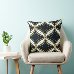 Elegant art deco tiled pattern  cushion