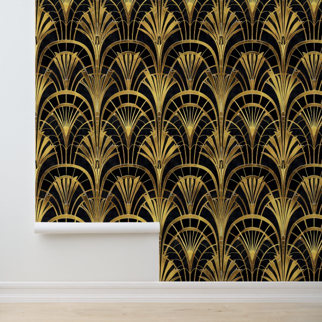 Elegant art deco tiled pattern  wallpaper (Application)