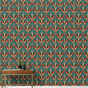 elegant art Deco tiled pattern  Wallpaper