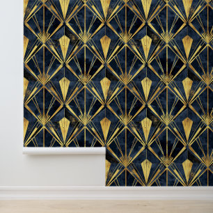 Elegant art deco tiled pattern  wallpaper