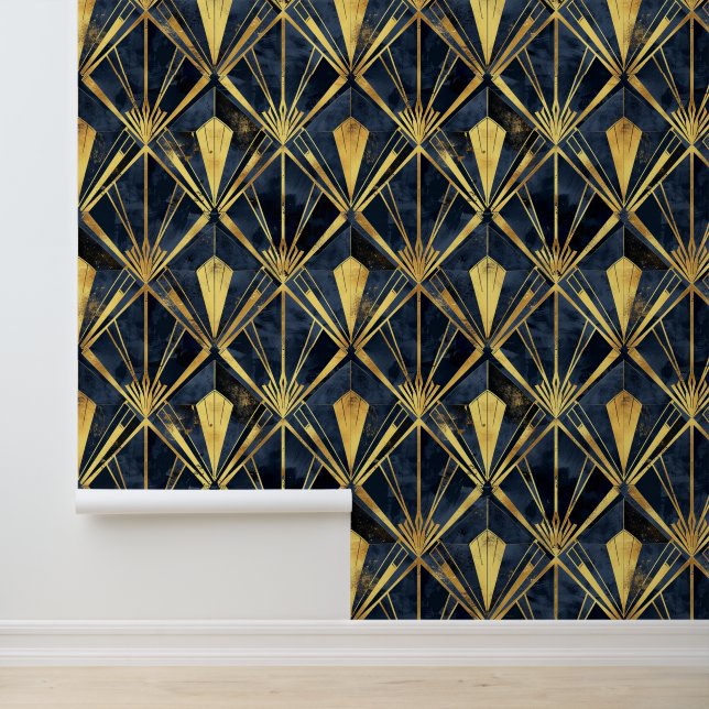 Elegant art deco tiled pattern  wallpaper (Application)