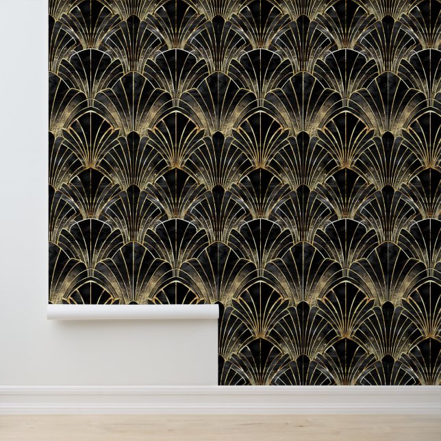 Elegant art deco tiled pattern wallpaper (Application)