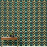 elegant art Deco tiled pattern Wallpaper<br><div class="desc">elegant art Deco tiled pattern Wallpaper</div>