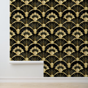 Elegant art deco tiled pattern  wallpaper