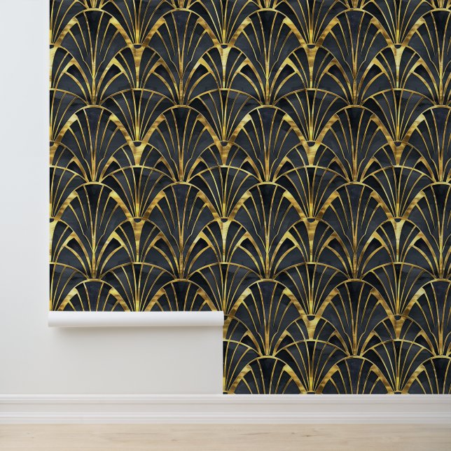 Elegant art deco tiled pattern Wallpaper (Application)