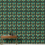 elegant art Deco tiled pattern  Wallpaper<br><div class="desc">elegant art Deco tiled pattern Wallpaper</div>