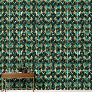 elegant art Deco tiled pattern  Wallpaper