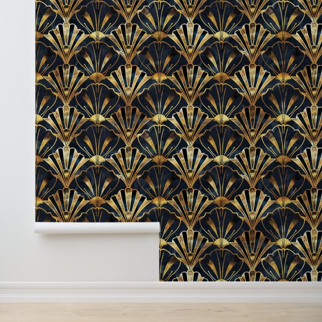 Elegant art deco tiled pattern  wallpaper (Application)