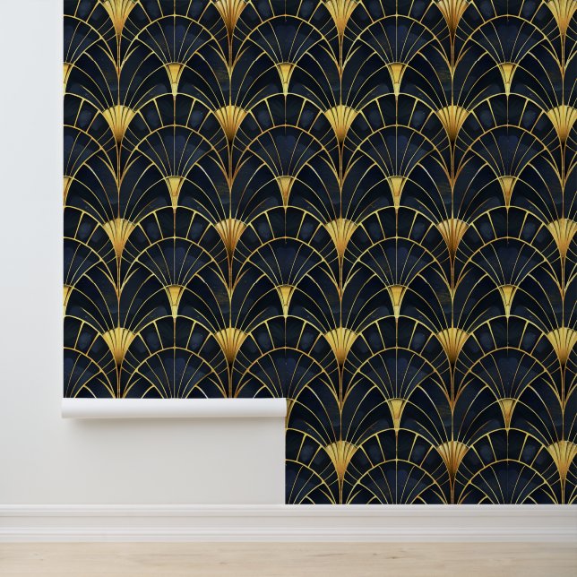 Elegant art deco tiled pattern wallpaper (Application)