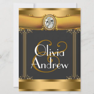 Elegant Art Deco Wedding Invitations