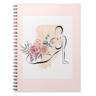 Elegant Art Design Spiral Photo Notebook 80 Pages