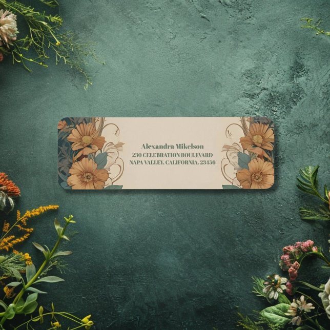 Elegant Art Nouveau Floral Bridal Shower  (Creator Uploaded)