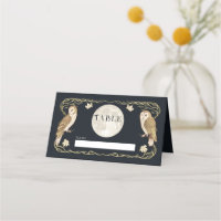 Elegant Art Nouveau Owls Wedding