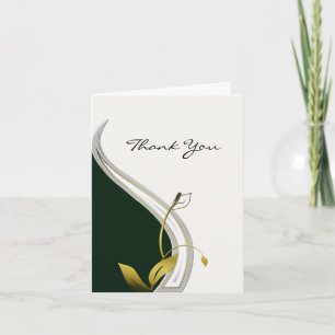 Elegant Art Nouveau Thank You Card