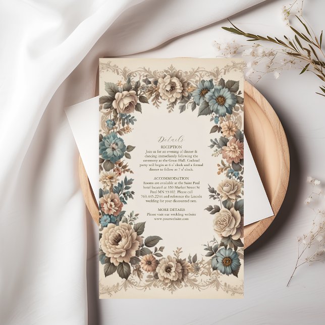 Elegant Art Nouveau Wedding Invitation (Creator Uploaded)