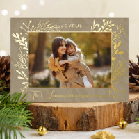 Elegant Artisan Gold Leaves Photo