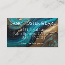 Elegant, artsy abstract, teal gold