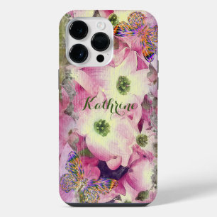 Elegant Artsy Floral iPhone 14 Pro Max Case