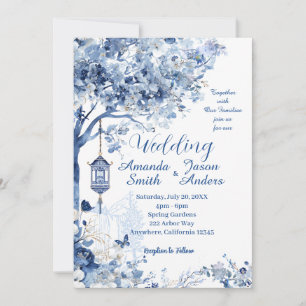 Elegant Asian-Inspired Romantic Wedding Invitation