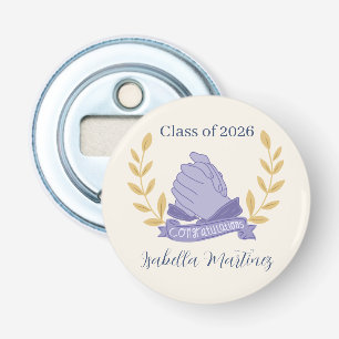Elegant ASL Congratulations Graduation Bottle Opener