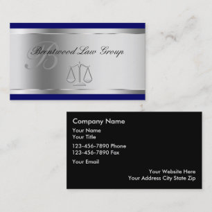 Elegant Attorney Business Cards
