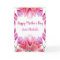 Elegant Aunt Mother's Day Watercolor Floral Card