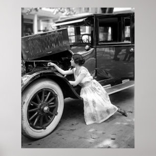 Elegant Auto Mechanic Poster