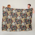 Elegant Autumn Colors Paisley Print Pattern