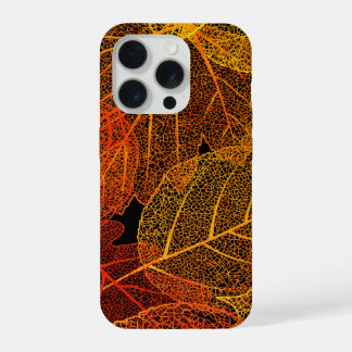 Elegant Autumn Leaves iPhone 15 Pro Case