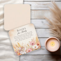 Elegant Autumn Meadow Wildflower Books for Baby
