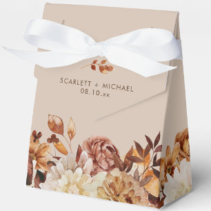Elegant Autumn Wedding Favour Box