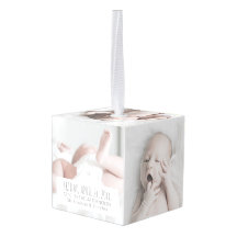 Elegant Baby Custom Family Name Photo Portrait