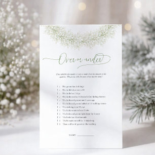 Elegant Baby’s Breath Over Or Under Game Flyer