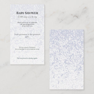 Elegant Baby Shower Diaper Raffle Card