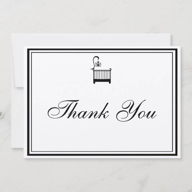 Elegant Baby Shower Invitation (Front)