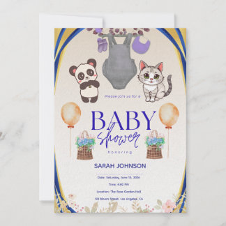 Elegant Baby Shower Invitation | Modern Minimalist