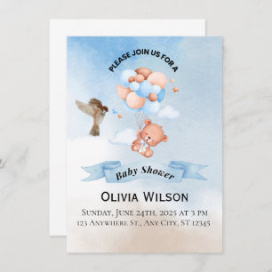 Elegant Baby Shower Invitation Template
