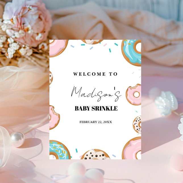 Elegant Baby SPrinkle Baby Shower  Welcome Sign (Creator Uploaded)