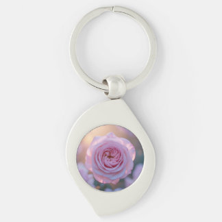 Elegant badge keychain