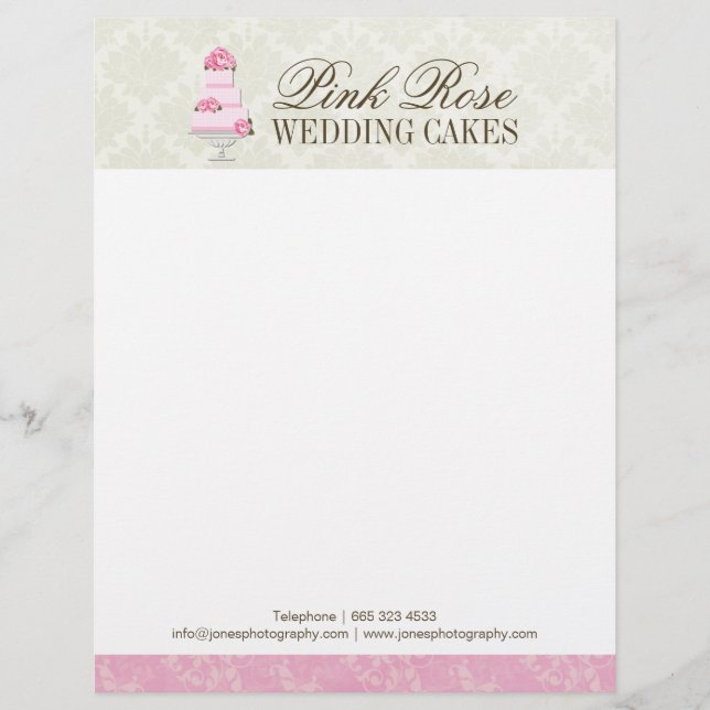 Elegant Bakery Letterhead (Front)