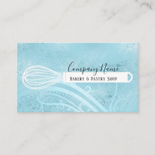 Elegant Bakery Pastry Shop Business Card