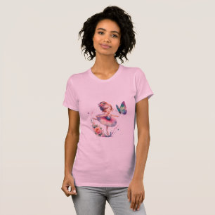 Elegant Ballerina butterflys hirt for Women T-Shirt