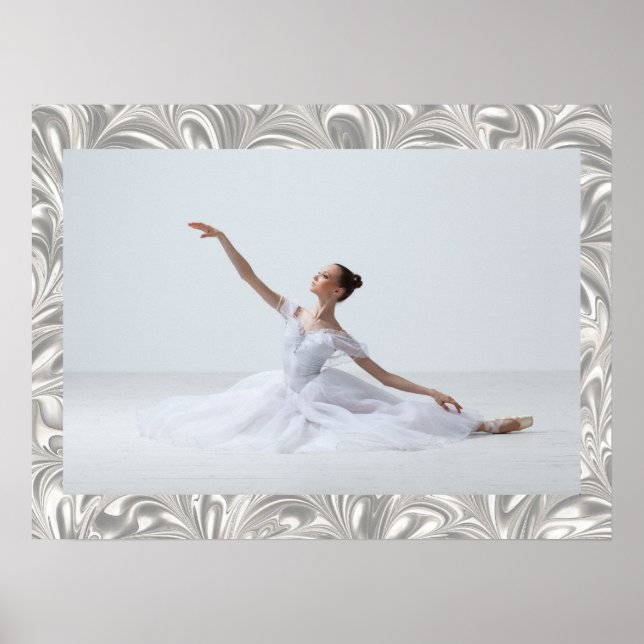 Elegant Ballerina Lg.-SRF Poster (Front)
