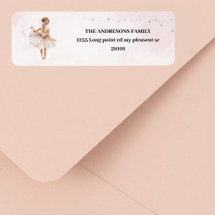 Elegant Ballerina Pink Birthday