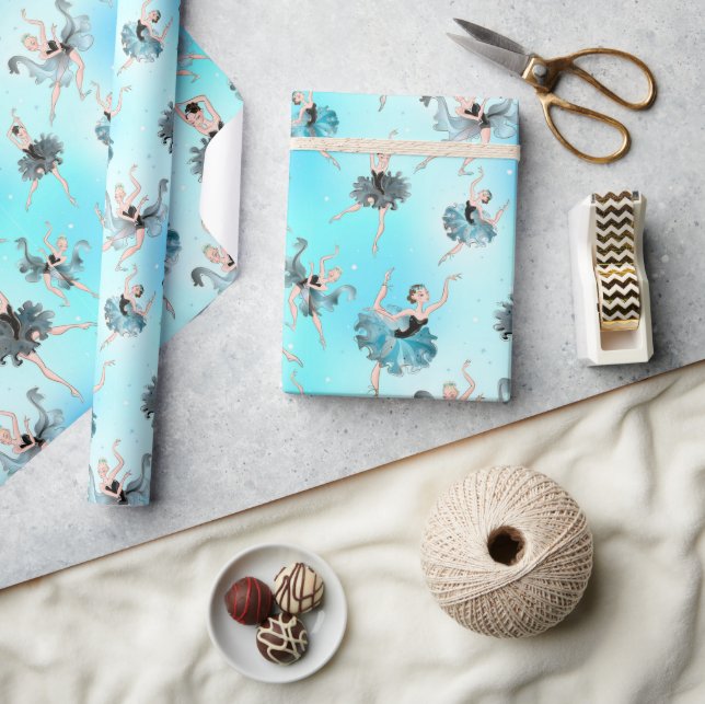 Elegant Ballerinas Wrapping Paper (Crafts)