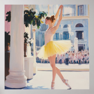 Elegant Ballet Moment Poster