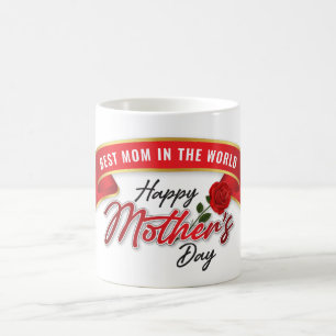 Elegant Banner Happy Mother’s Day Mug