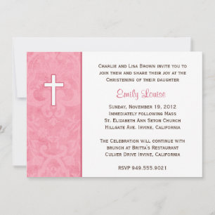 Elegant Baptism Invitation