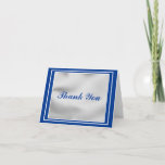 Elegant Bar Mitzvah Thank You Card - Customised<br><div class="desc">Elegant Bar Mitzvah Thank You Card - Customised</div>